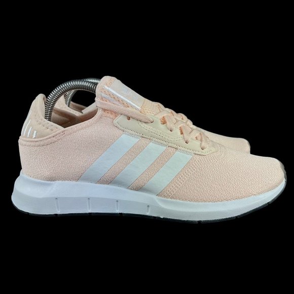 Adidas Swift Run X Pink Peach White Running Shoes FY2136 Women's